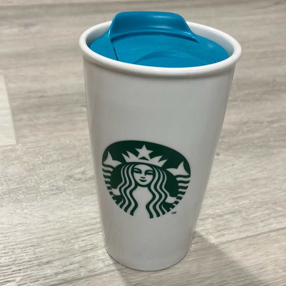 Starbucks Hawaii, ceramic 12 ounce coffee tumbler.